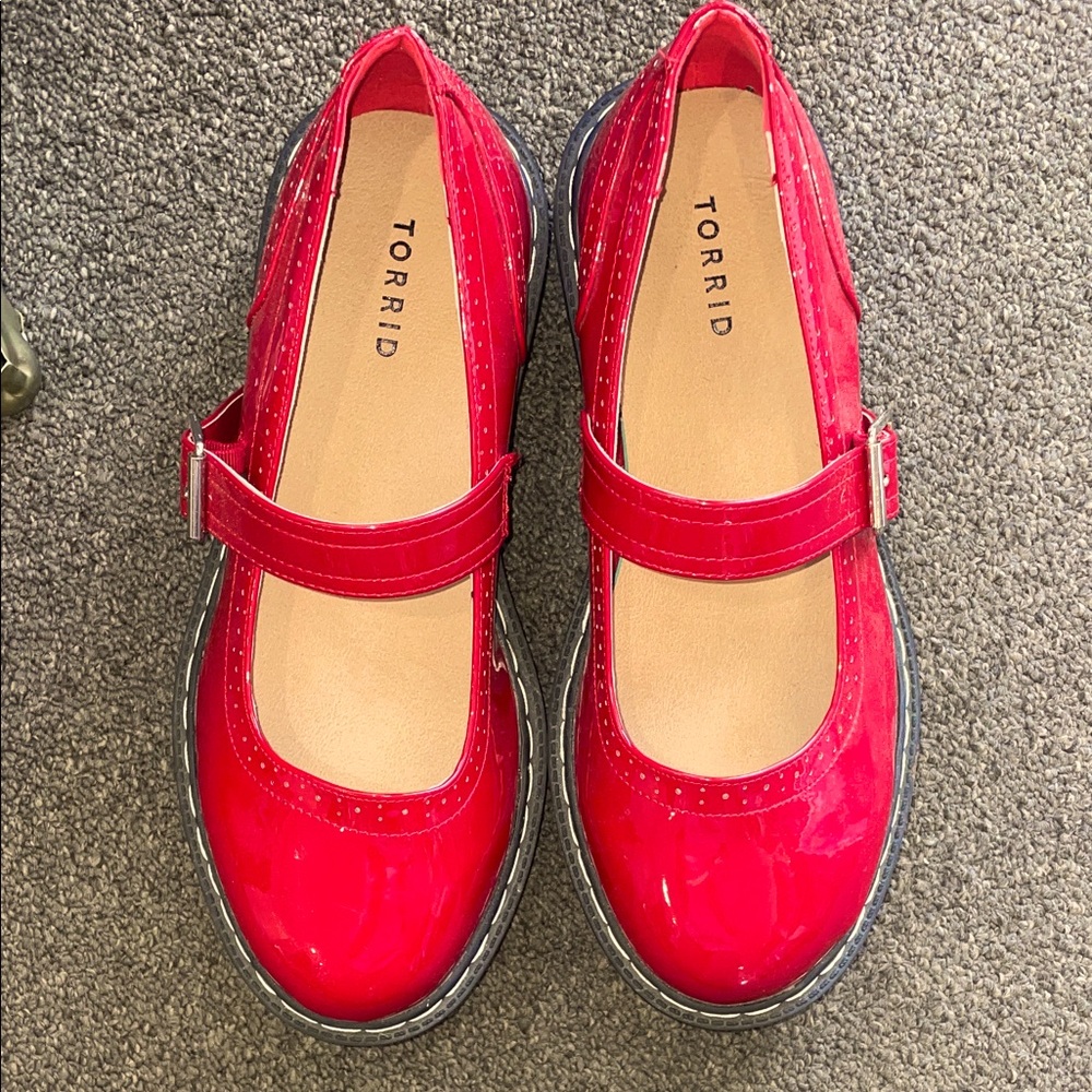 Torrid Patent Shiny Mary Janes